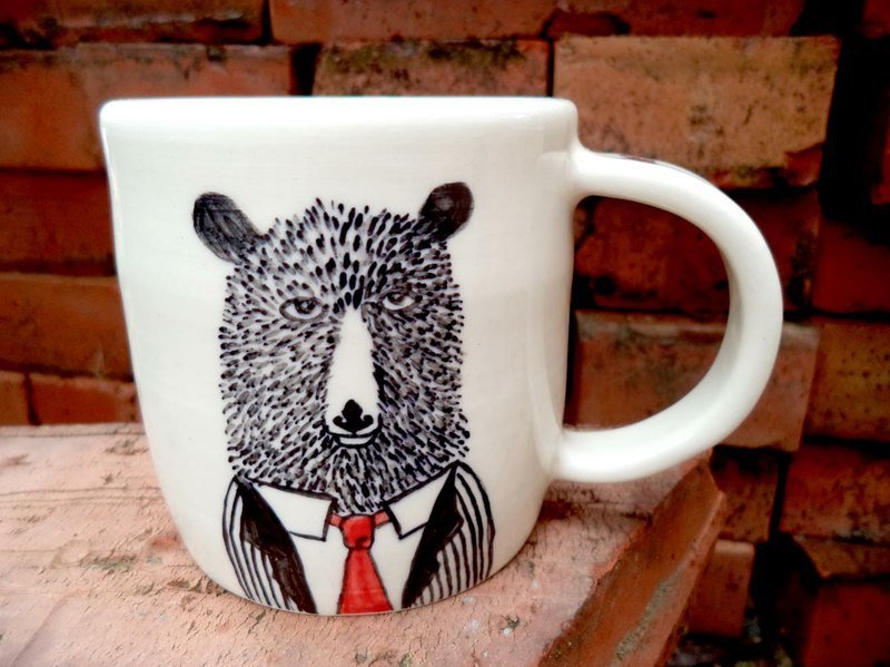 Tie You Up ❤ - 咖啡杯/马克杯 - 其他材质 白色