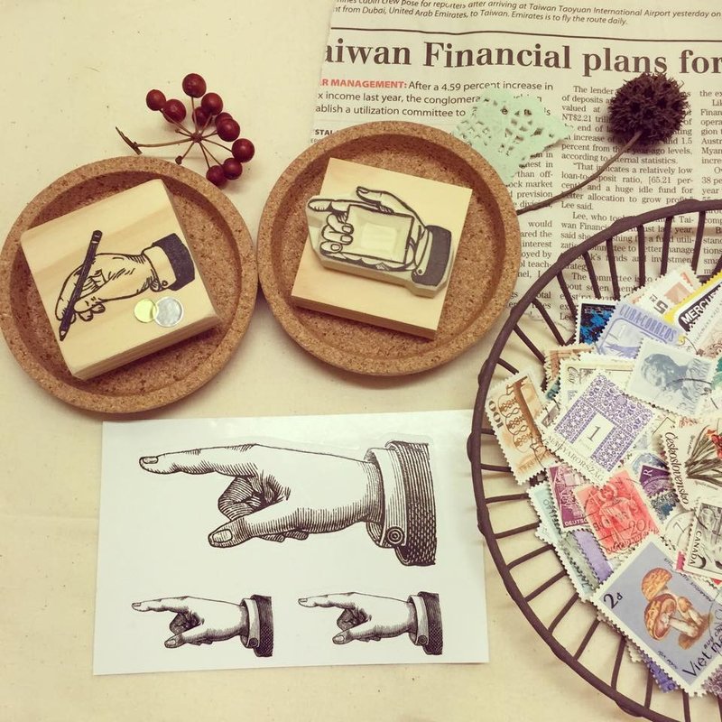 手袖复古手工印章*橡皮擦印章*手工刻章*手工刻章 - 印章/印台 - 橡胶 咖啡色