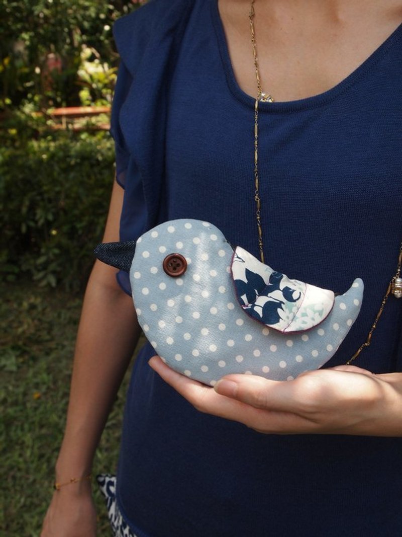 幸福鸟口袋/零钱包 - 零钱包 - 其他材质 蓝色