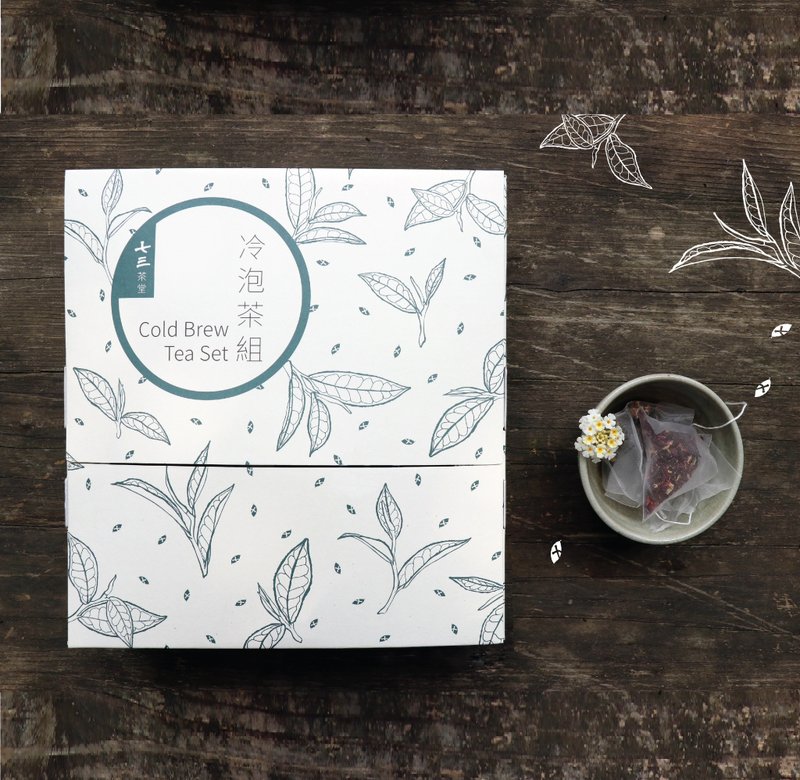 【送礼首选】冷泡茶组 (内含7种不同风味茶包) - 茶 - 玻璃 透明
