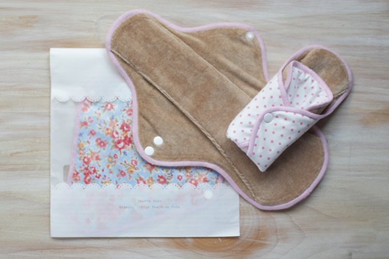 樱桃蜜贴 28cm 日用加长 彩棉布卫生棉  Happyking - 生理用品 - 棉．麻 多色