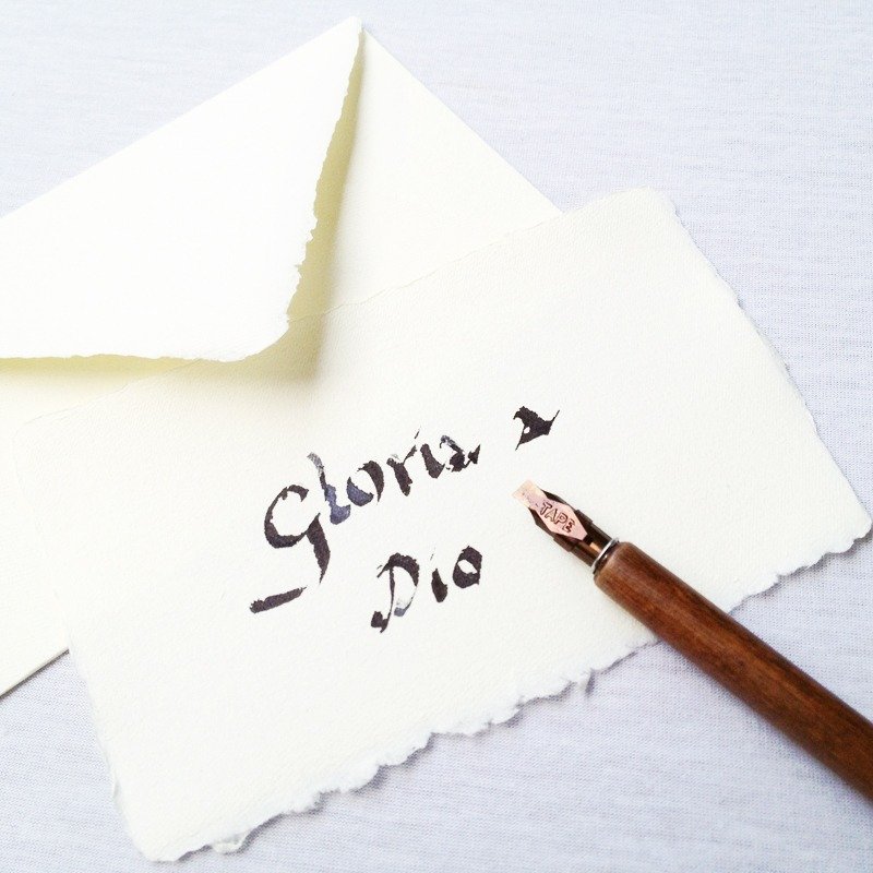 ◤书写信纸信封贰入套组-C | 欧式 复古 书写  文具 - 卡片/明信片 - 纸 白色