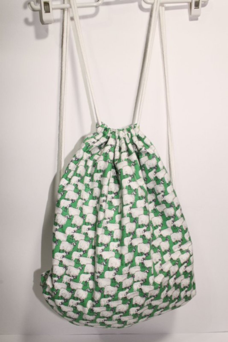 [ CURLY CURLY ] 牧羊人和他的羊 / 束口后背包（共两色） - 侧背包/斜挎包 - 其他材质 