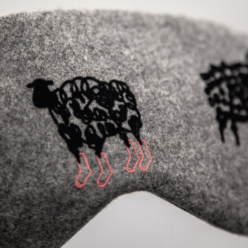 Be a Black Sheep Eye-mask - 其他 - 棉．麻 灰色