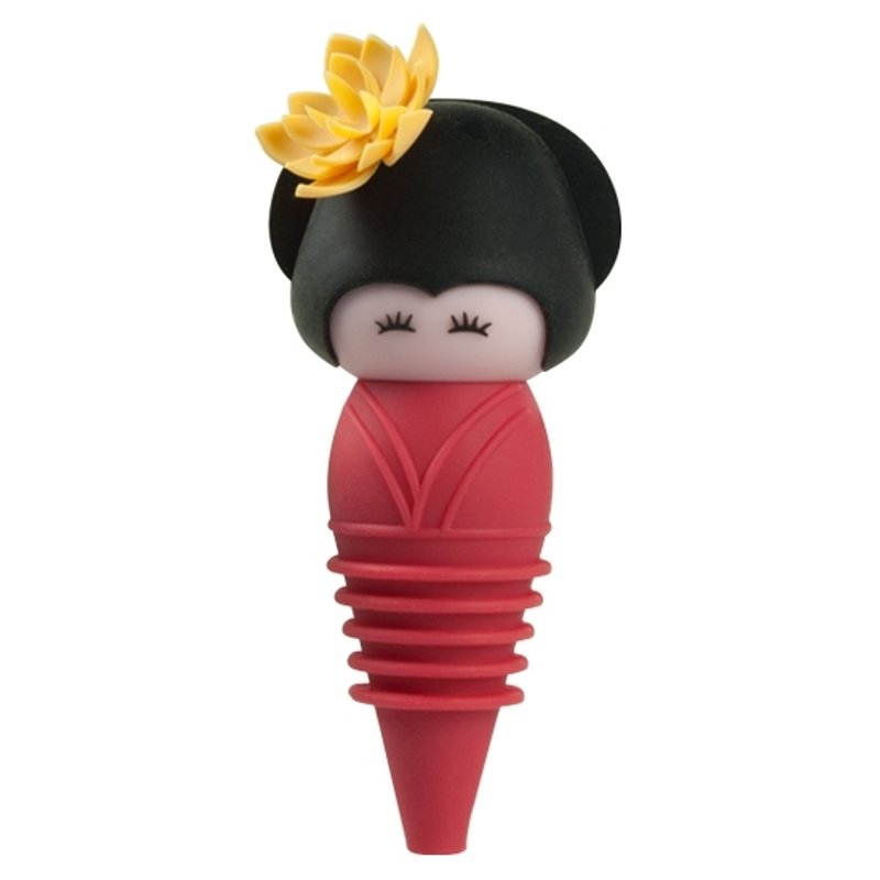【喜朋 SiPALS】官帽酒瓶塞 - 唐 贵妃 - 厨房用具 - 硅胶 红色