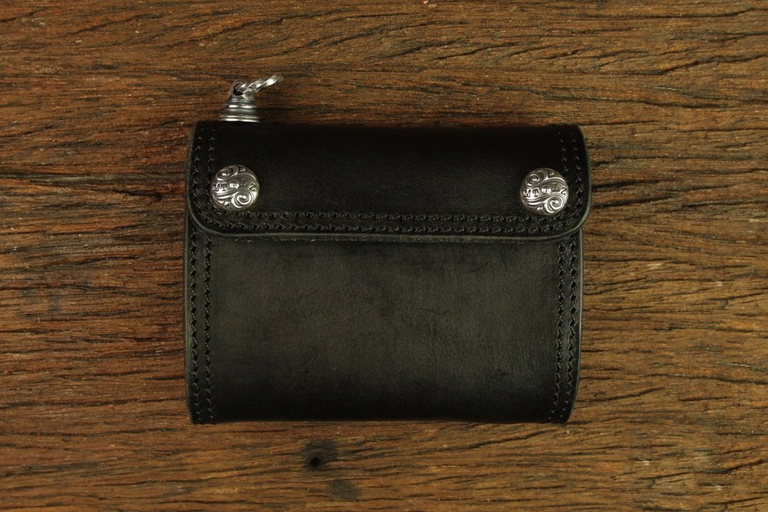 MT LIMITED EDITION- NO.004 Wallet(Silver) 雕花扣基本款短夹(纯银扣版) - 皮夹/钱包 - 真皮 