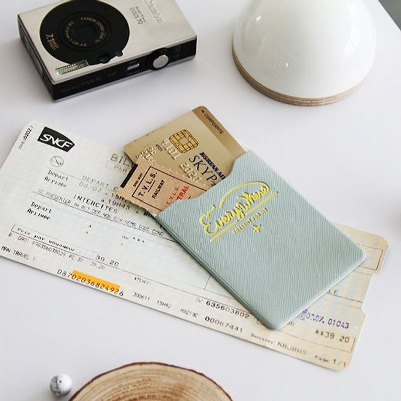 Dessin x SECOND-MANSION-Everywhere 轻旅旅行吊牌-薄荷绿,PLD67182 - 行李吊牌 - 塑料 绿色