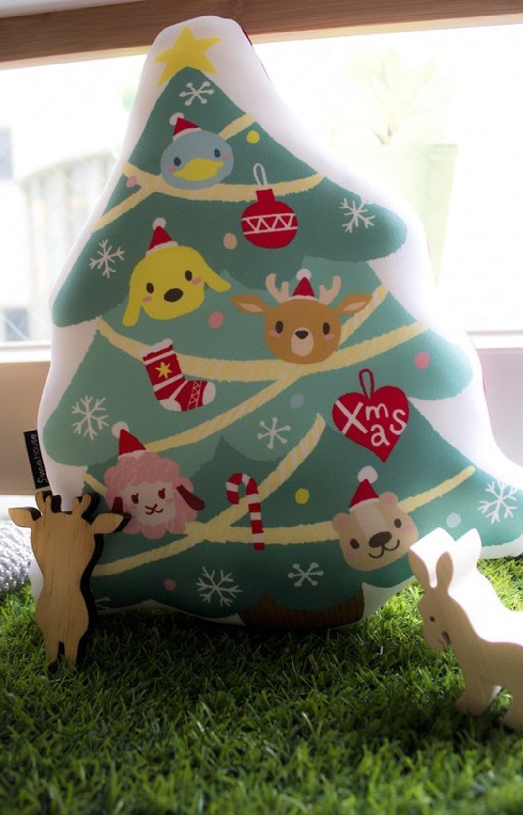 {X'mas} [BaoBao] 一起抱抱抱枕：大圣诞树 - 枕头/抱枕 - 其他材质 