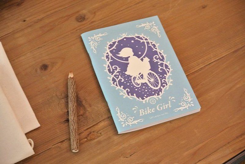 FREE Note 自由自在笔记本-B6[粉蓝/脚踏车] ▲即将绝版▲ - 笔记本/手帐 - 纸 蓝色