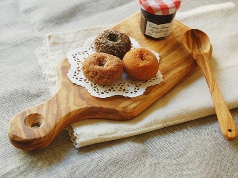 橄榄木原木砧板长方24cm **优惠中** - 厨房用具 - 木头 咖啡色