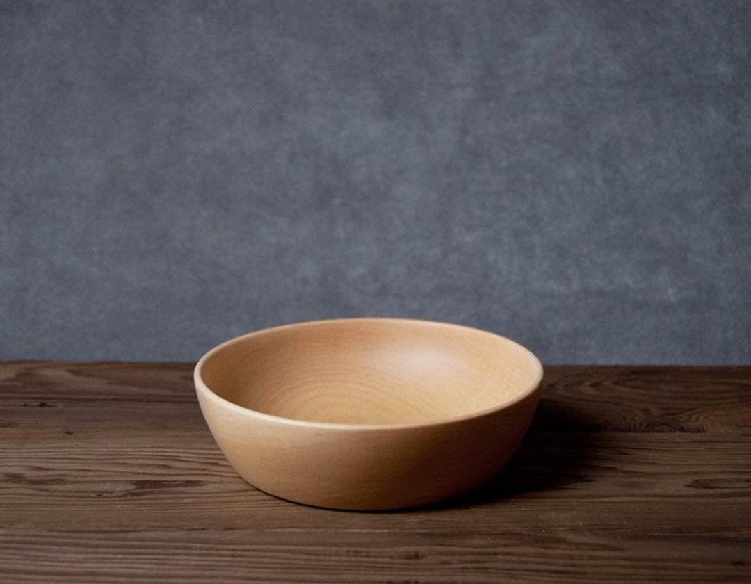 高桥工艺 椴木餐碗  L  size Cara Bowl L - 碗 - 木头 咖啡色