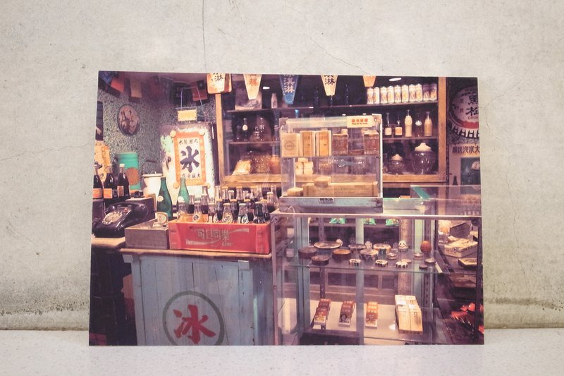 枯木&CryWood手作明信片【034】─柑仔店 - 卡片/明信片 - 纸 咖啡色