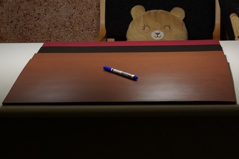 皮革牛皮皮制真皮皮垫会议桌垫皮会议桌垫-90厘米*60厘米 - 餐垫/桌巾 - 真皮 