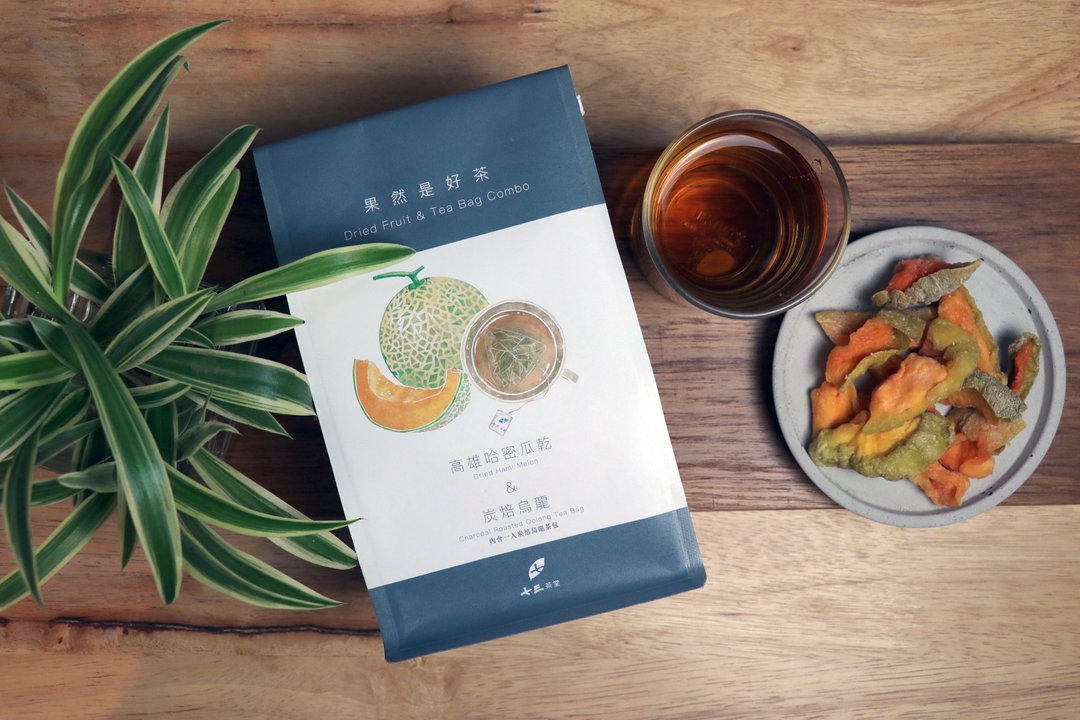 【果然是好茶】高雄哈密瓜干+炭焙乌龙 - 水果干 - 纸 多色