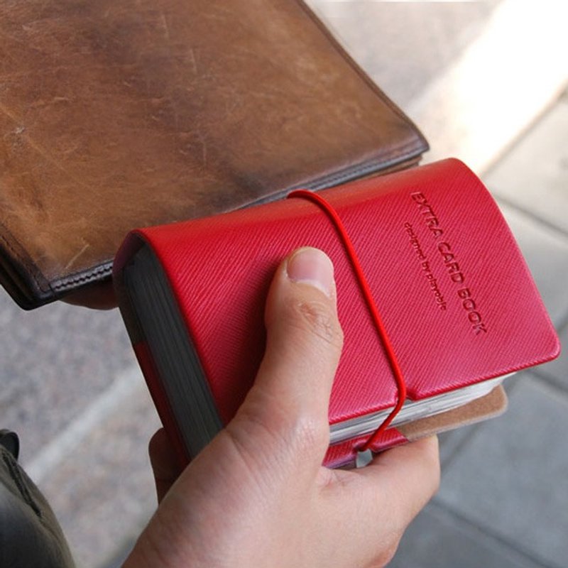 Dessin x PlEPIC -真爱时光束带票卡收纳本-覆盆莓红,POJ91873 - 证件套/卡套 - 真皮 红色