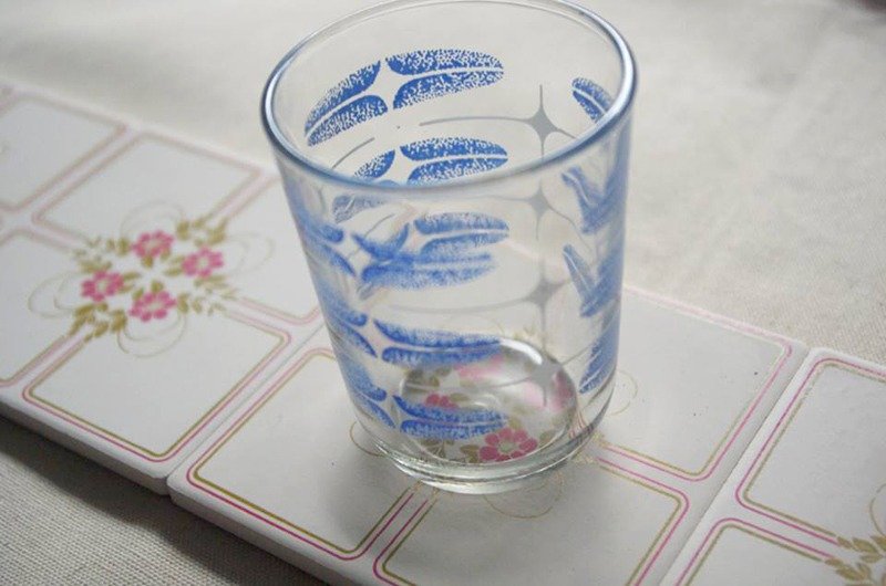 复古瓷砖 ◘ 陶瓷杯垫 - 杯垫 - 其他材质 粉红色