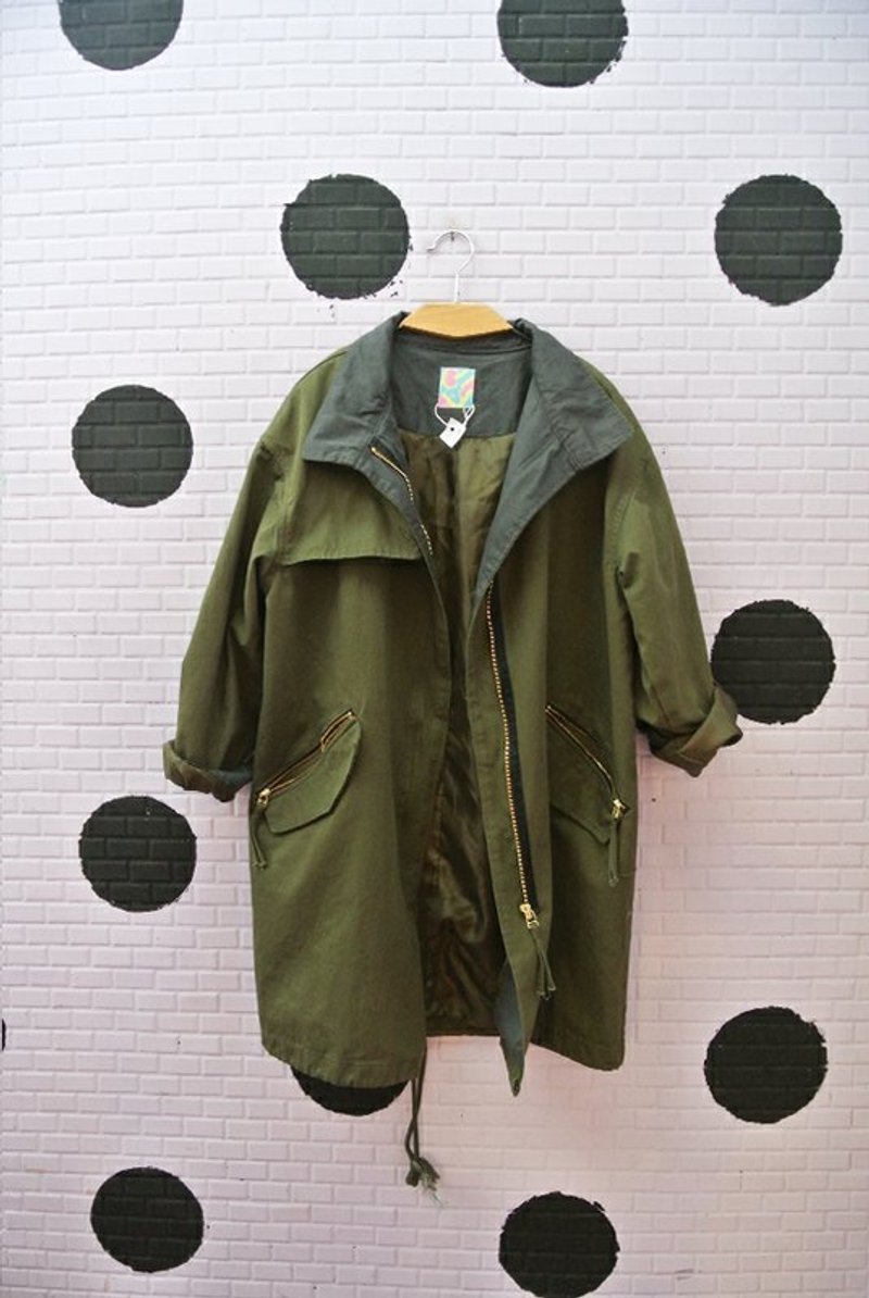 率性女孩．女侠穿军装外套 - 女装休闲/机能外套 - 其他材质 绿色