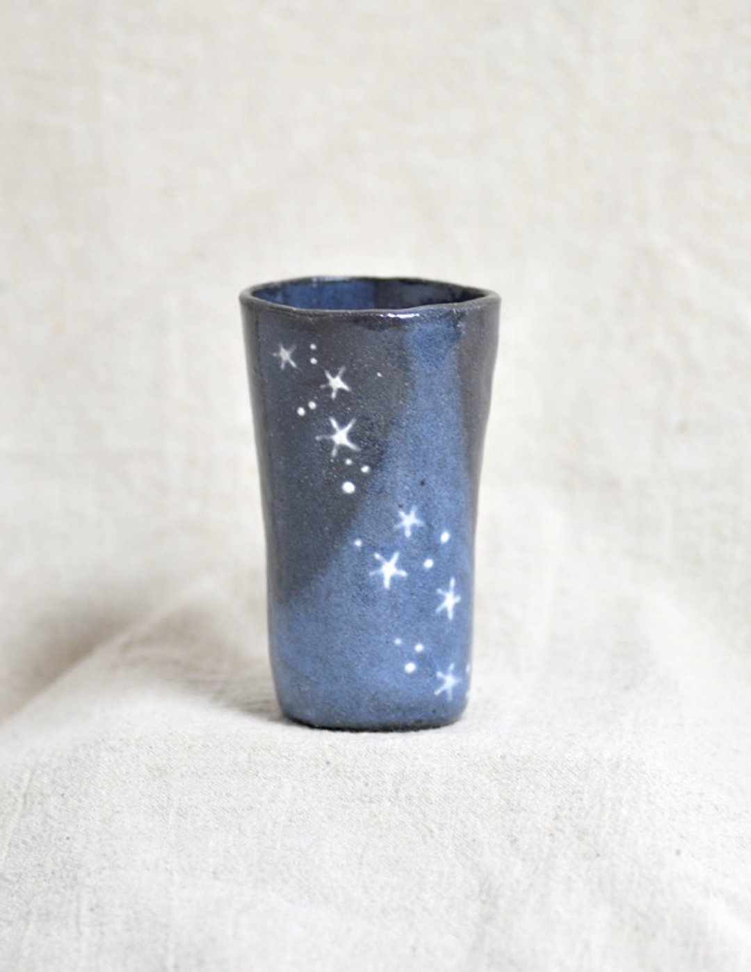 星星陶杯 mini陶器 小酒杯 - 咖啡杯/马克杯 - 其他材质 蓝色