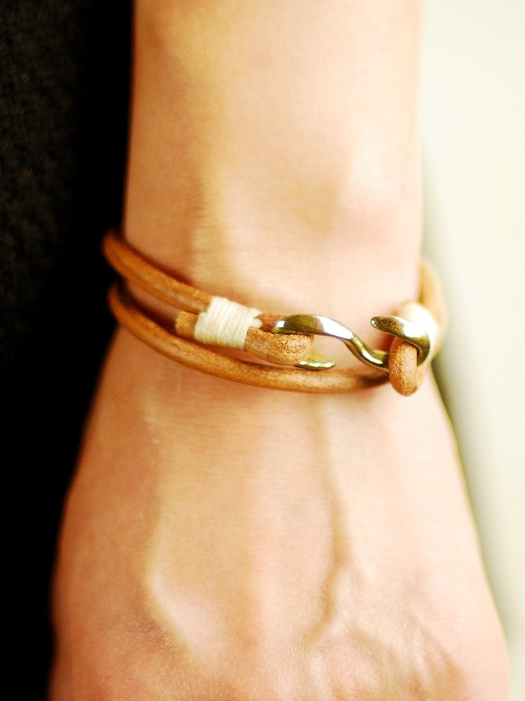 Omake / leather bracelet - 手链/手环 - 真皮 