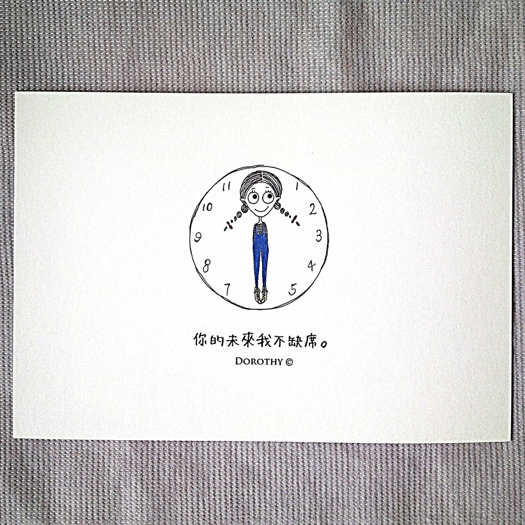 我在想你明信片-C066 - 卡片/明信片 - 纸 多色