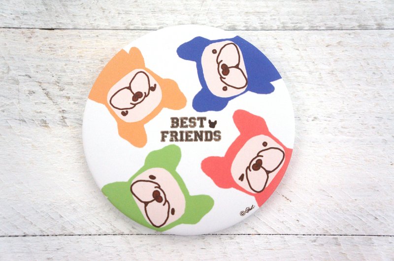 (售完)法斗徽章/别针-7.4cm - 徽章/别针 - 塑料 