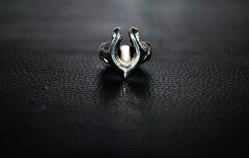 Alarein/手工银饰/西部系列/戒指/Peri - 戒指 - 其他金属 银色