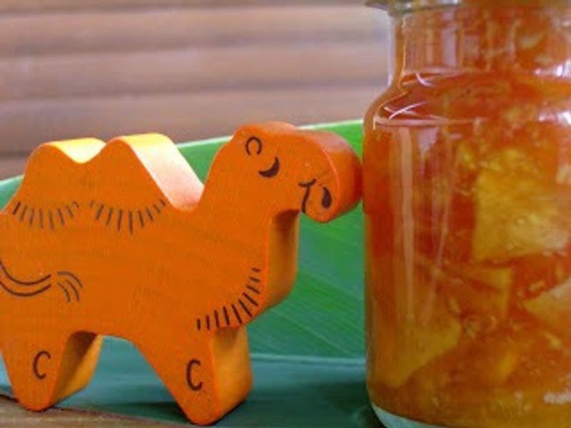 有机苹果与阿萨姆红茶果酱 - 果酱/抹酱 - 新鲜食材 咖啡色