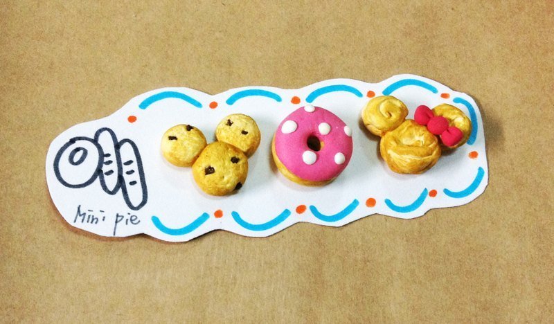 米奇甜蜜系列甜点耳环 (可改成耳夹式) ((满600随机送神秘小礼物)) - 耳环/耳夹 - 其他材质 多色