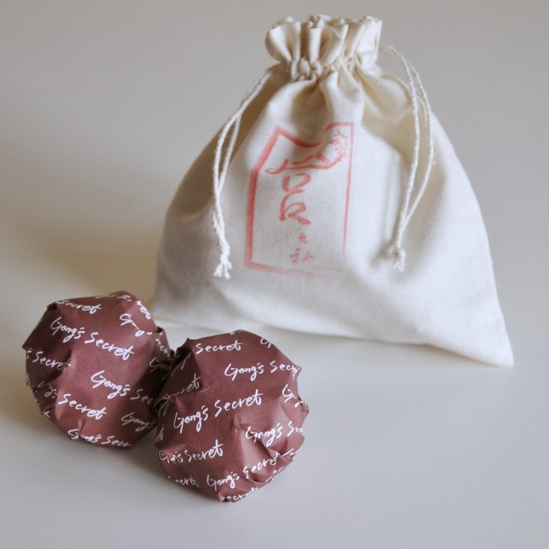 宫之秘 人参红花入浴球(二入) | Bath Bomb 泡澡球 入浴剂 泡脚剂 80g - 其他 - 植物．花 