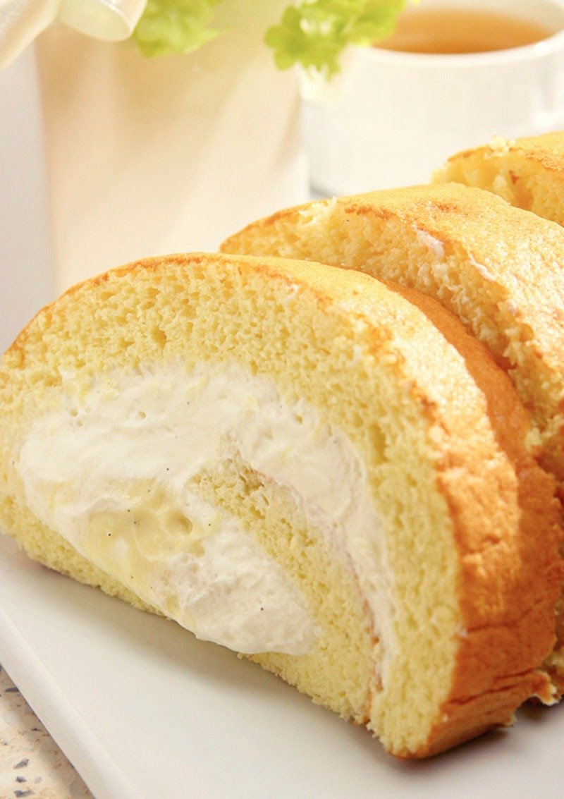 ＜品台湾手作甜品＞纯生香草卡士达卷 - 咸派/甜派 - 新鲜食材 橘色