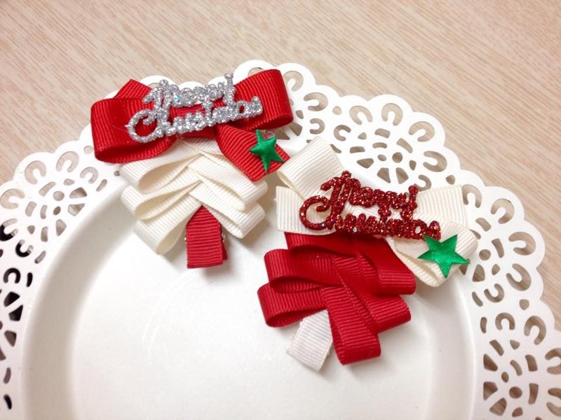 你的圣诞树 - 围嘴/口水巾 - 其他材质 红色