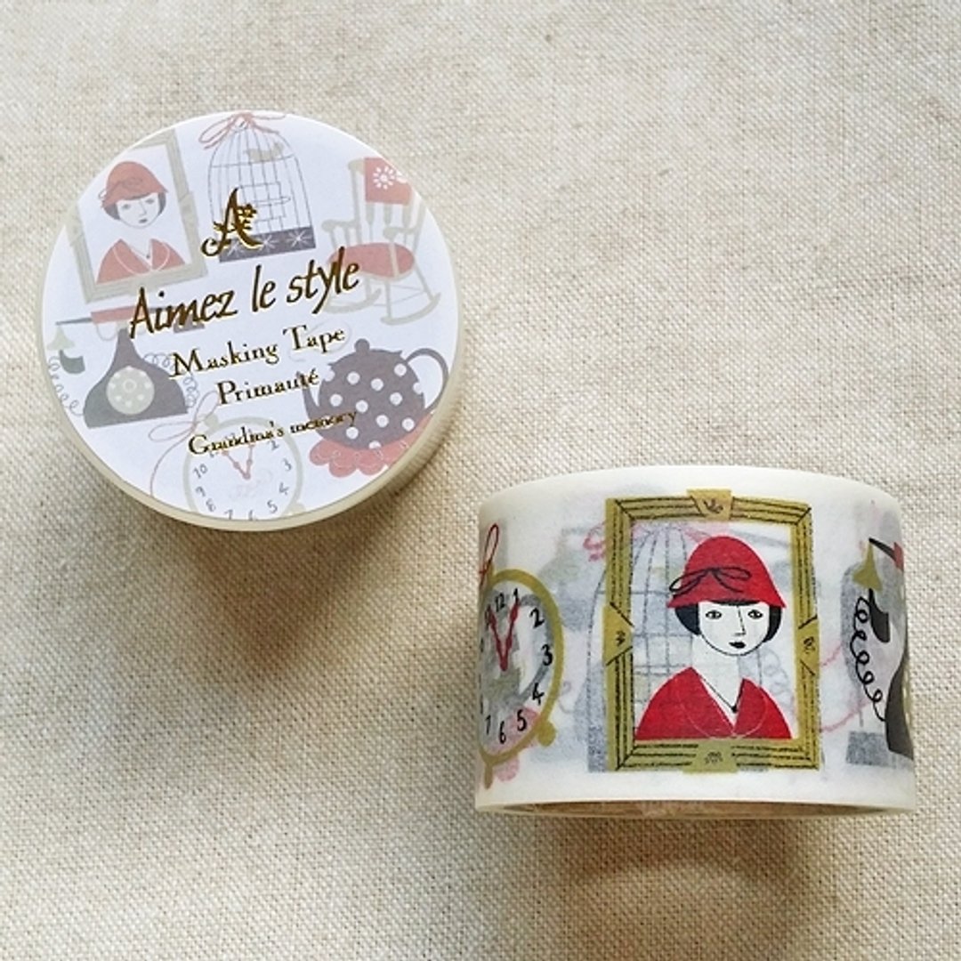 Aimez le style 宽版和纸胶带 (02891 怀旧回忆) - 纸胶带 - 纸 多色