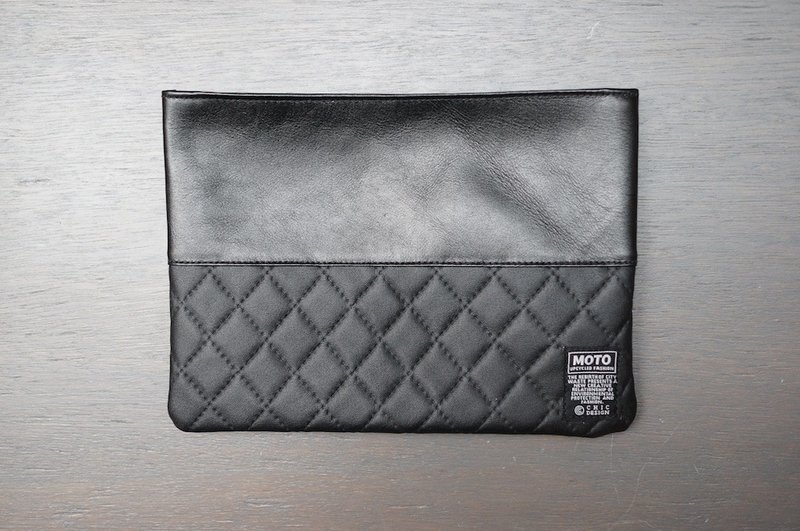 【MOTO 125cc】－Pouches/文具袋/化妆包_03786 - 化妆包/杂物包 - 真皮 黑色
