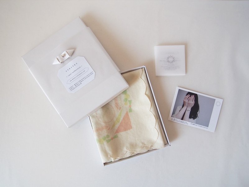 日式手帕 ~ 米色 ~ - 其他 - 其他材质 粉红色