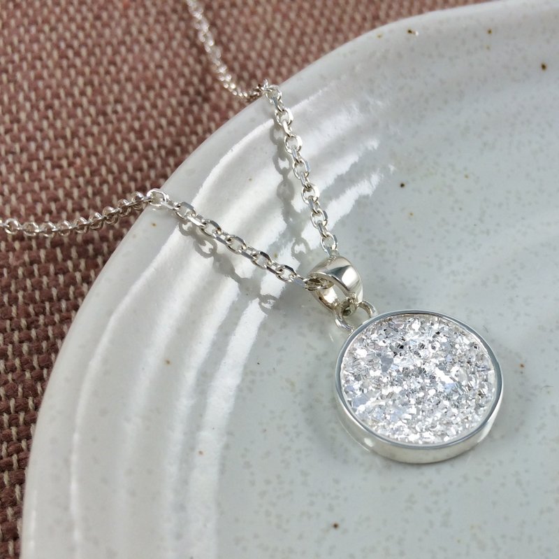 圆牌系列 -银圆-纯银项链 - 项链 - 其他金属 白色