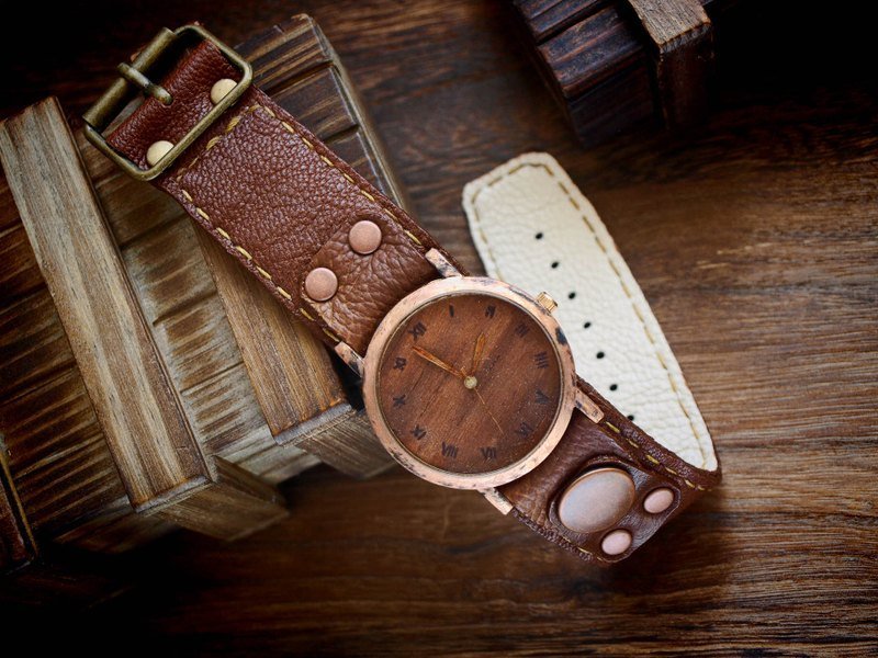 订造 Antique Wood Medium    情人节 礼物 - 其他 - 真皮 咖啡色