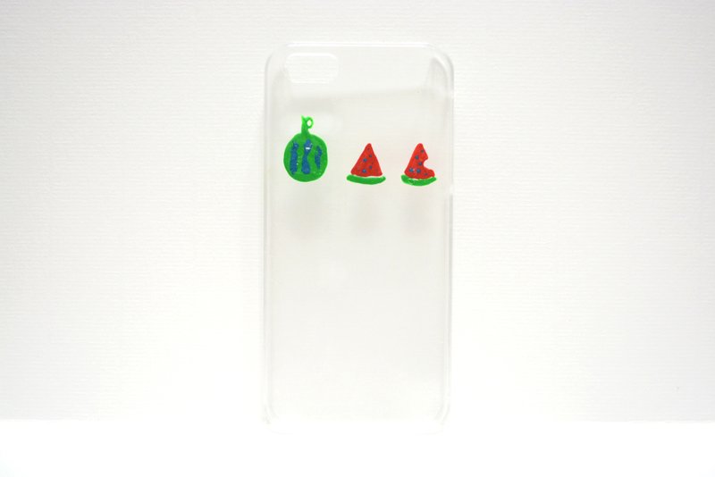 【手机壳上的RGB】西瓜咬一口 - 手机壳/手机套 - 塑料 红色