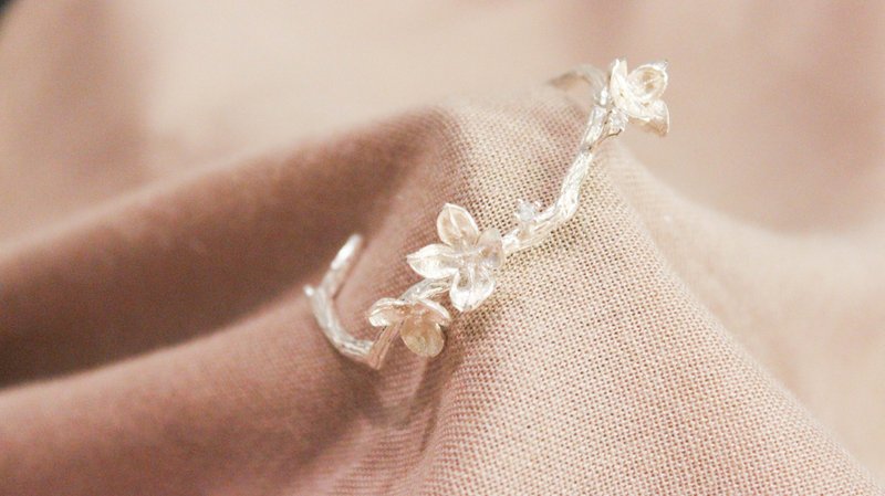 花赏系列－纯银手环 - 手链/手环 - 其他金属 灰色