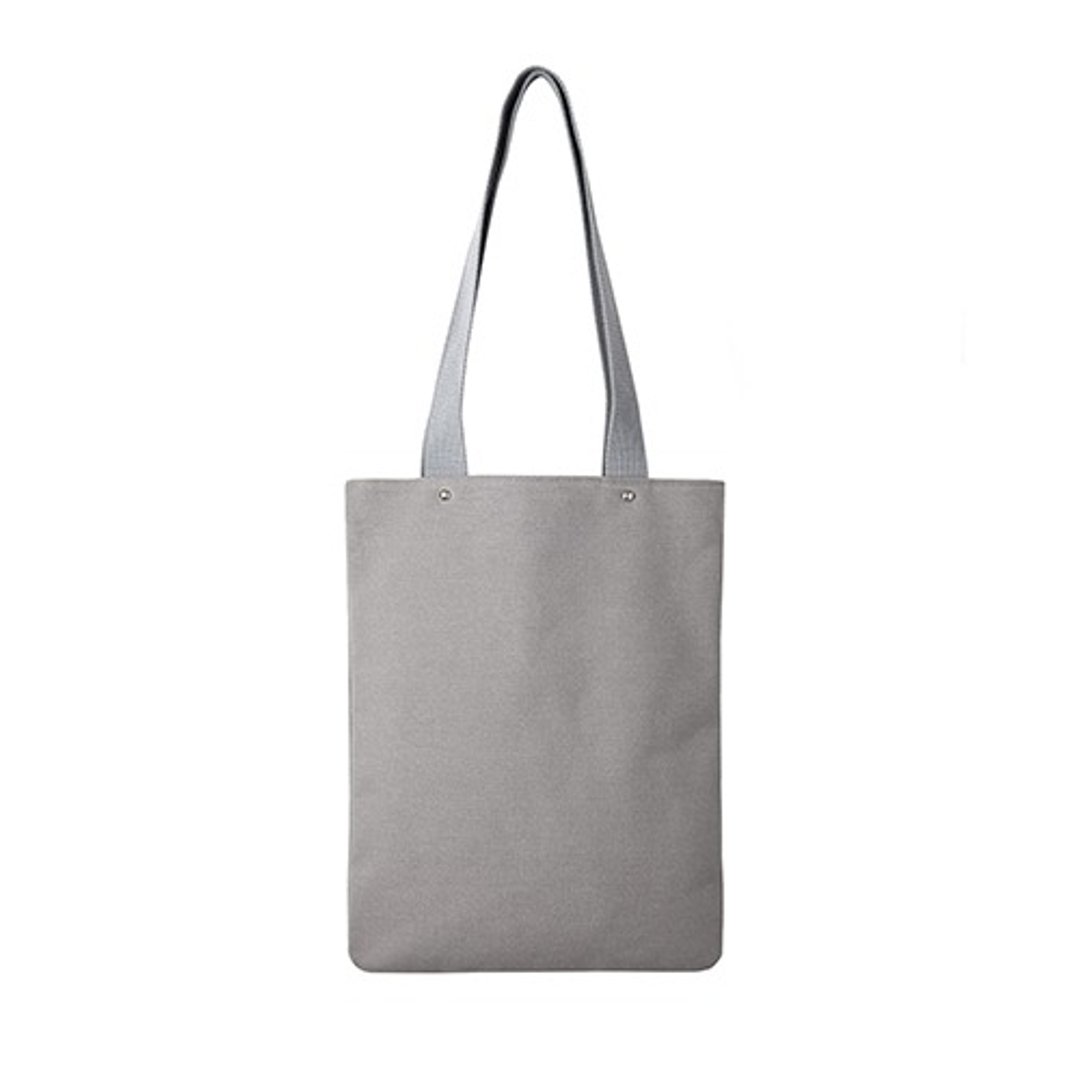 【牛一水佘】韩国 ithinkso 文青包 棉布包 书包 Tidy Book Bag - 侧背包/斜挎包 - 棉 灰色