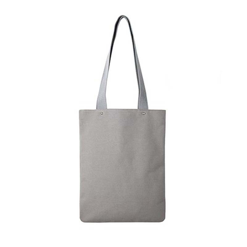 【牛一水佘】韩国 ithinkso 文青包 棉布包 书包 Tidy Book Bag - 侧背包/斜挎包 - 棉．麻 灰色