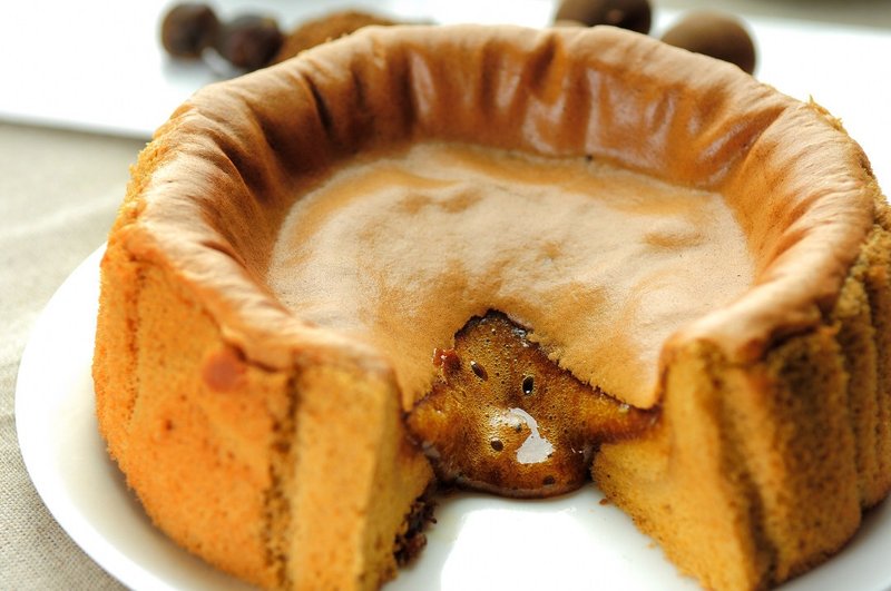 御见黑糖桂圆凹蛋糕-7寸 - 蛋糕/甜点 - 新鲜食材 咖啡色