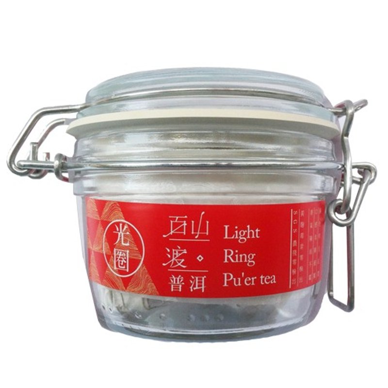 百山渡-8入-光圈-意大利密封罐装普洱迷你沱 - 茶 - 植物．花 白色