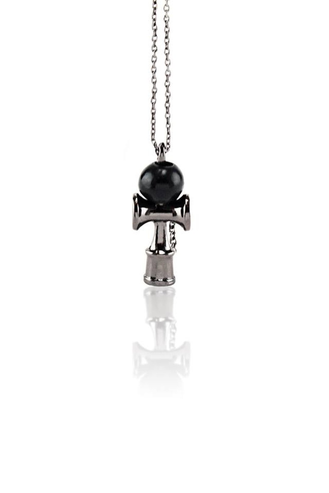 Solo Accessories 黑镍色潮流时尚剑玉项链饰品/庆祝开馆商品全面优惠特价免运费 - 项链 - 其他金属 黑色