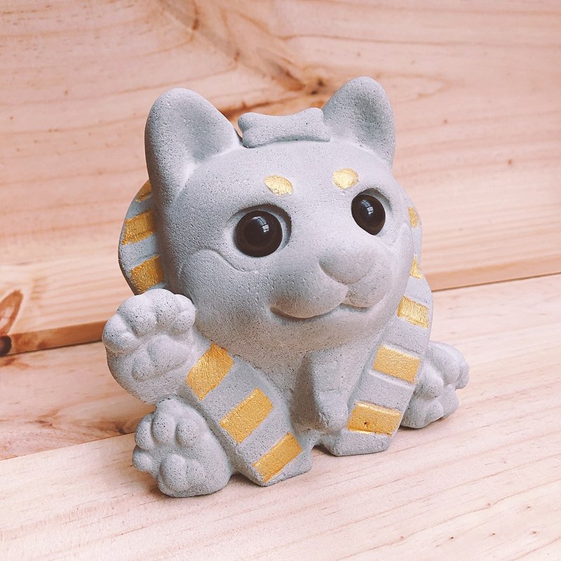 (绝版)招福柴犬 - 汪汪 - 名片座 - 文件夹/资料夹 - 水泥 灰色