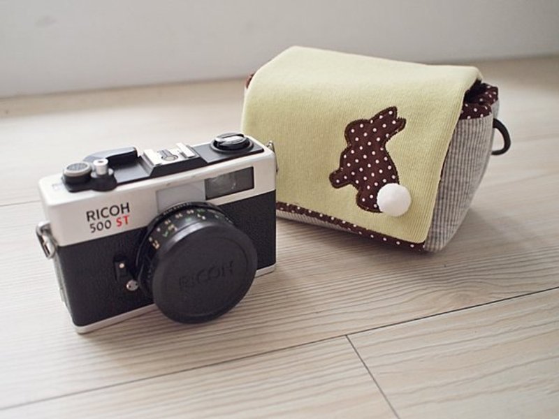 hairmo。咖啡兔简约相机包(绿)-可装EP.GF.NEX - 相机包/相机袋 - 其他材质 黄色