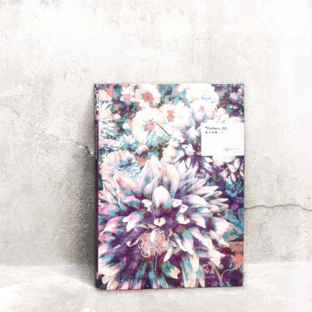 Pattern_02-不撕不可(BOOK)*笔记本 - 笔记本/手帐 - 纸 紫色