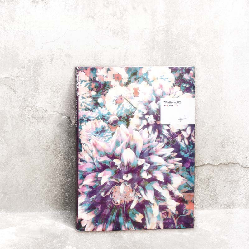 Pattern_02-不撕不可(BOOK)*笔记本 - 笔记本/手帐 - 纸 紫色