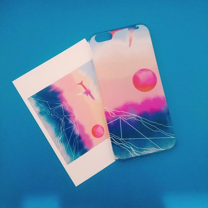 山岚 /  透明手机硬壳(现货及出货,无现货7-14天) - 手机壳/手机套 - 塑料 多色