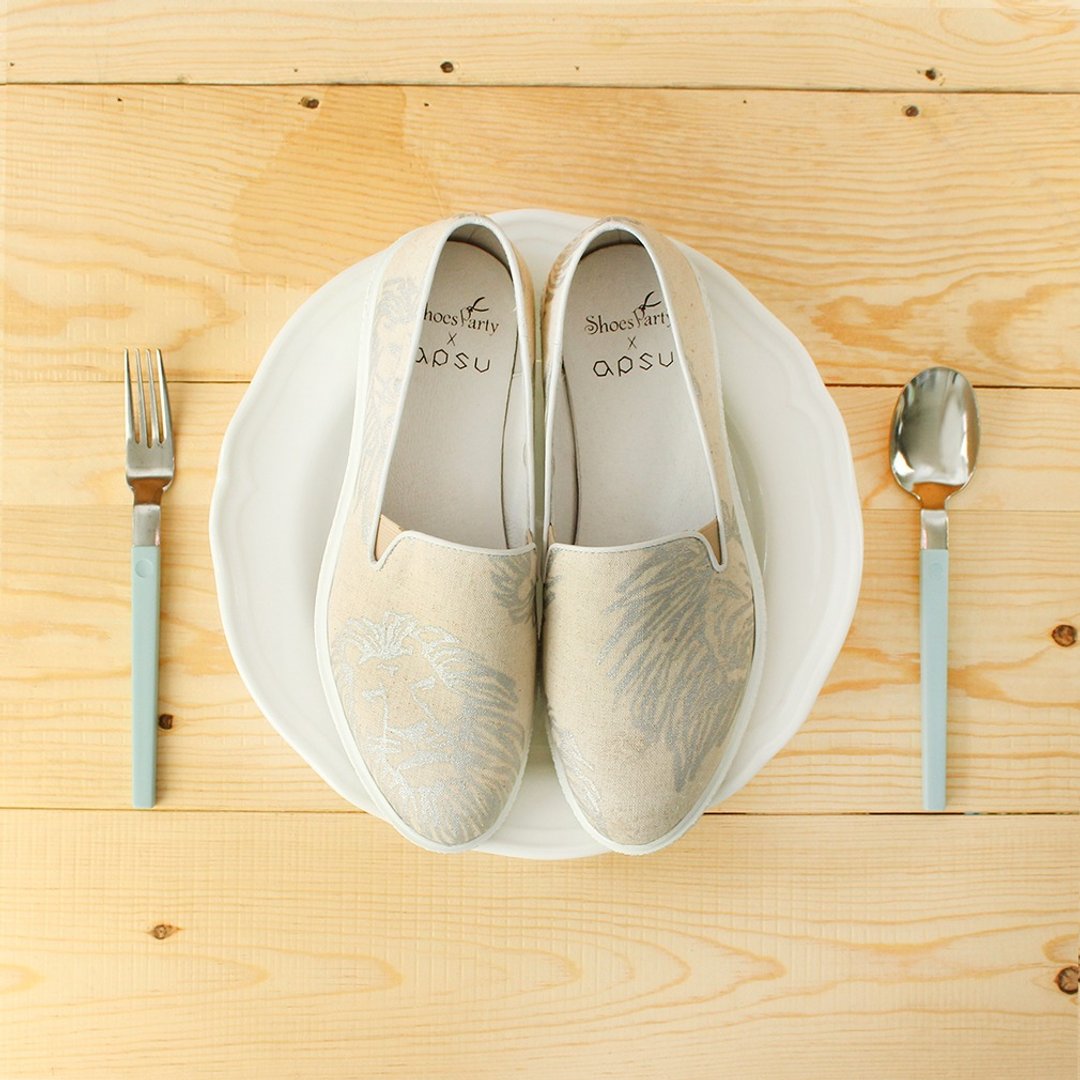 -----------Shoes Party-----------狮子捉迷藏厚底休闲鞋 /女鞋/手工订制/日本布料 - 女款休闲鞋 - 其他材质 
