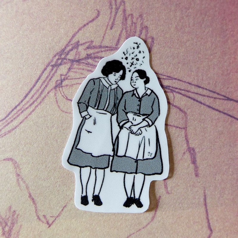 白眼08桑防水贴纸 - 贴纸 - 防水材质 白色